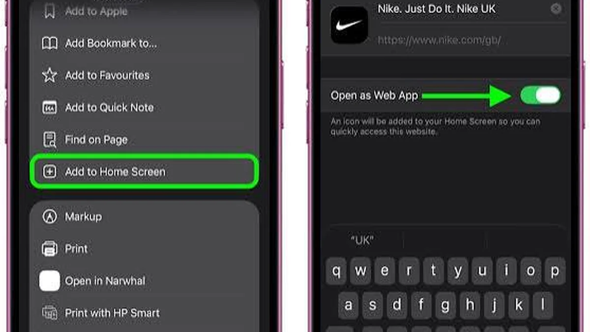 iOS 26: Add Web App or Bookmark to iPhone Home Screen - YamanPlus Philippines