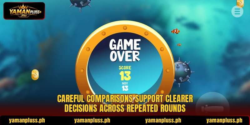 Careful comparisons support clearer decisions across repeated rounds Careful comparisons support clearer decisions across repeated rounds