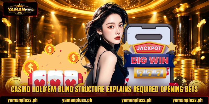 Casino hold'em blind structure explains required opening bets Casino hold'em blind structure explains required opening bets