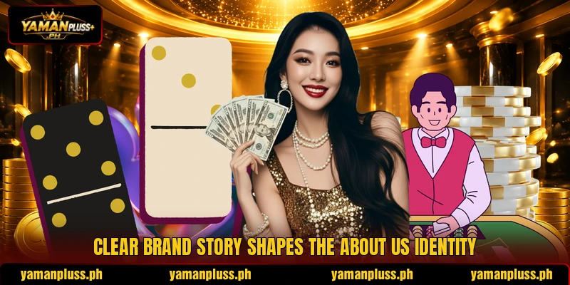 Clear brand story shapes the about us identity Clear brand story shapes the about us identity
