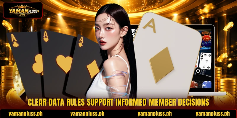 Clear data rules support informed member decisions Clear data rules support informed member decisions