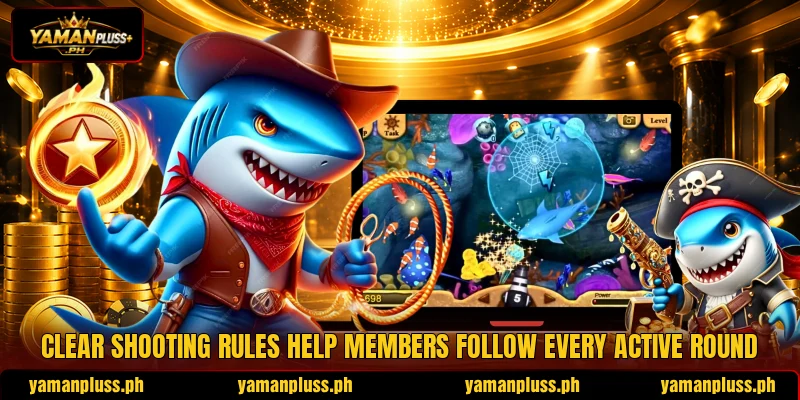 Clear shooting rules help members follow every active round Clear shooting rules help members follow every active round