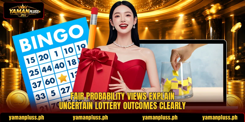 Fair probability views explain uncertain lottery outcomes clearly Fair probability views explain uncertain lottery outcomes clearly