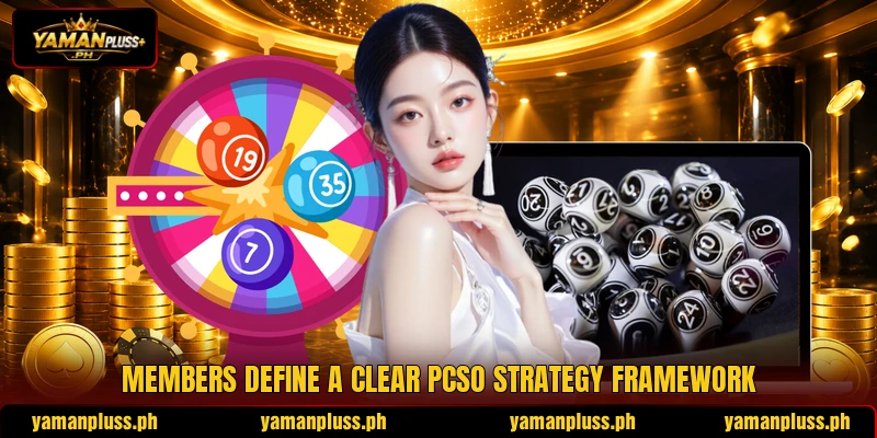Members define a clear pcso strategy framework Members define a clear pcso strategy framework