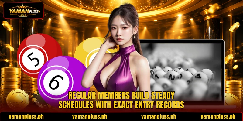 Regular members build steady schedules with exact entry records Regular members build steady schedules with exact entry records
